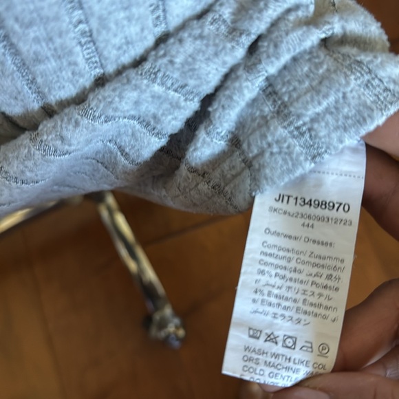 SHEIN Women’s Dress And Cardigan Set Brushed Ribbed Knit heather gray size XL - Picture 12 of 14